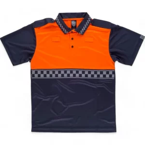 Polo - Marino + Naranja